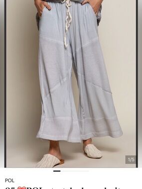 POL Dusty Lilac PANT  - Soft Lilac Knit PANT IN SOFT LAVENDER ❤️